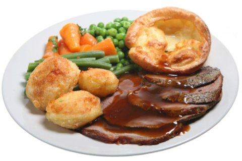 Authentic Scottish Food Recipe - roast beef and yorkshire pudding